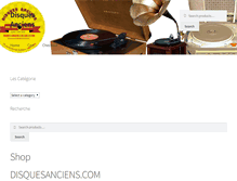 Tablet Screenshot of disquesanciens.com
